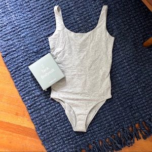 Everlane Tank Bodysuit GREY